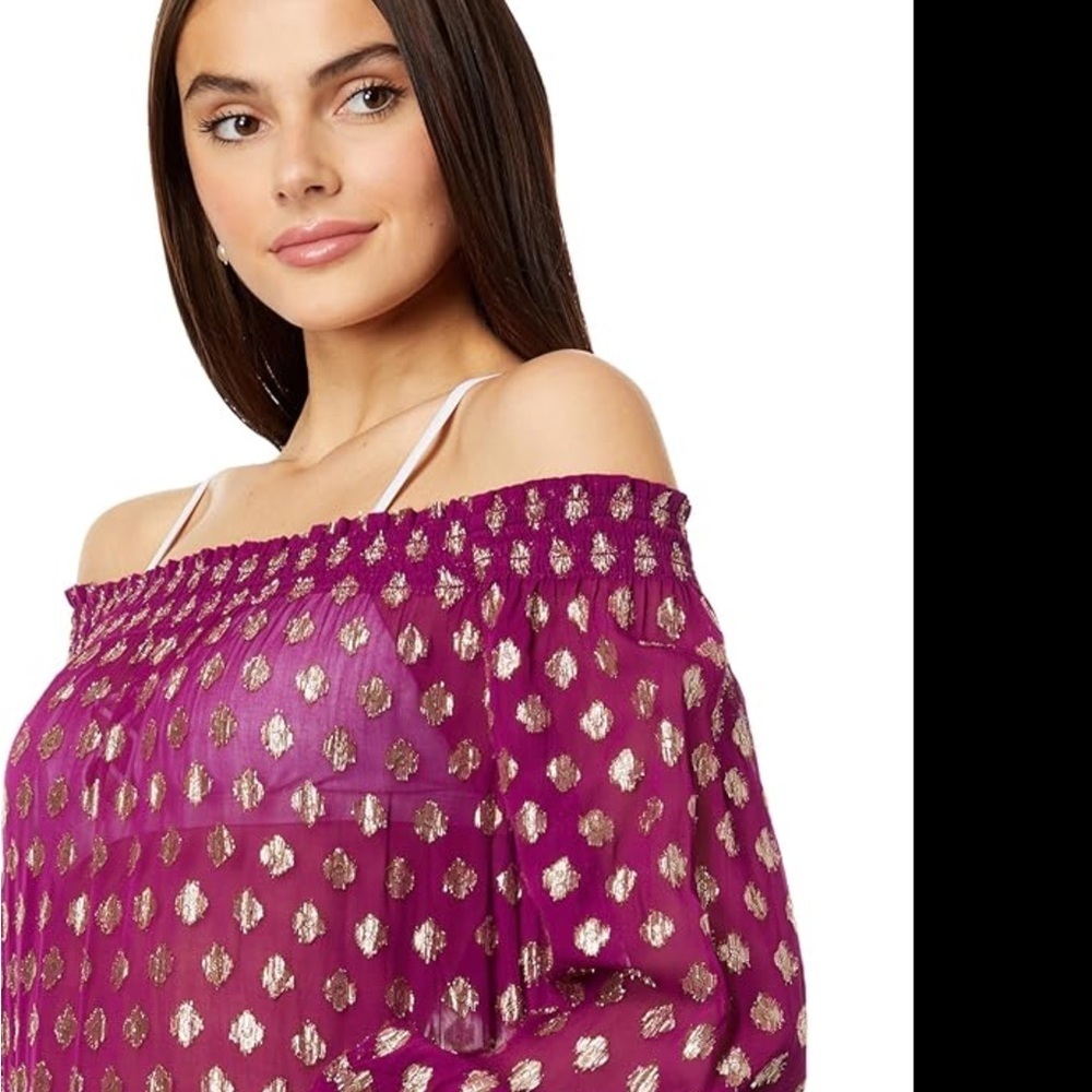 Lilly Pulitzer® Dayla Maxi Cover-Up NWT Sz S - Picture 4 of 14